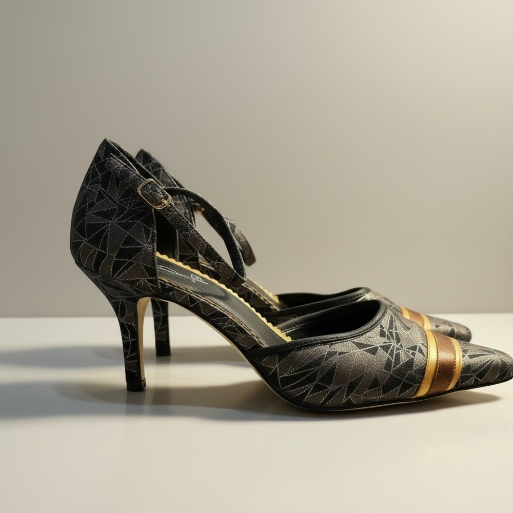 WILD ROSE🌹 Y2K Vibe Pointed Toe Heels 🌹 Ankle Strap🌹Size 9 🌹NWOB 🌹 So Gorgeous 🌹